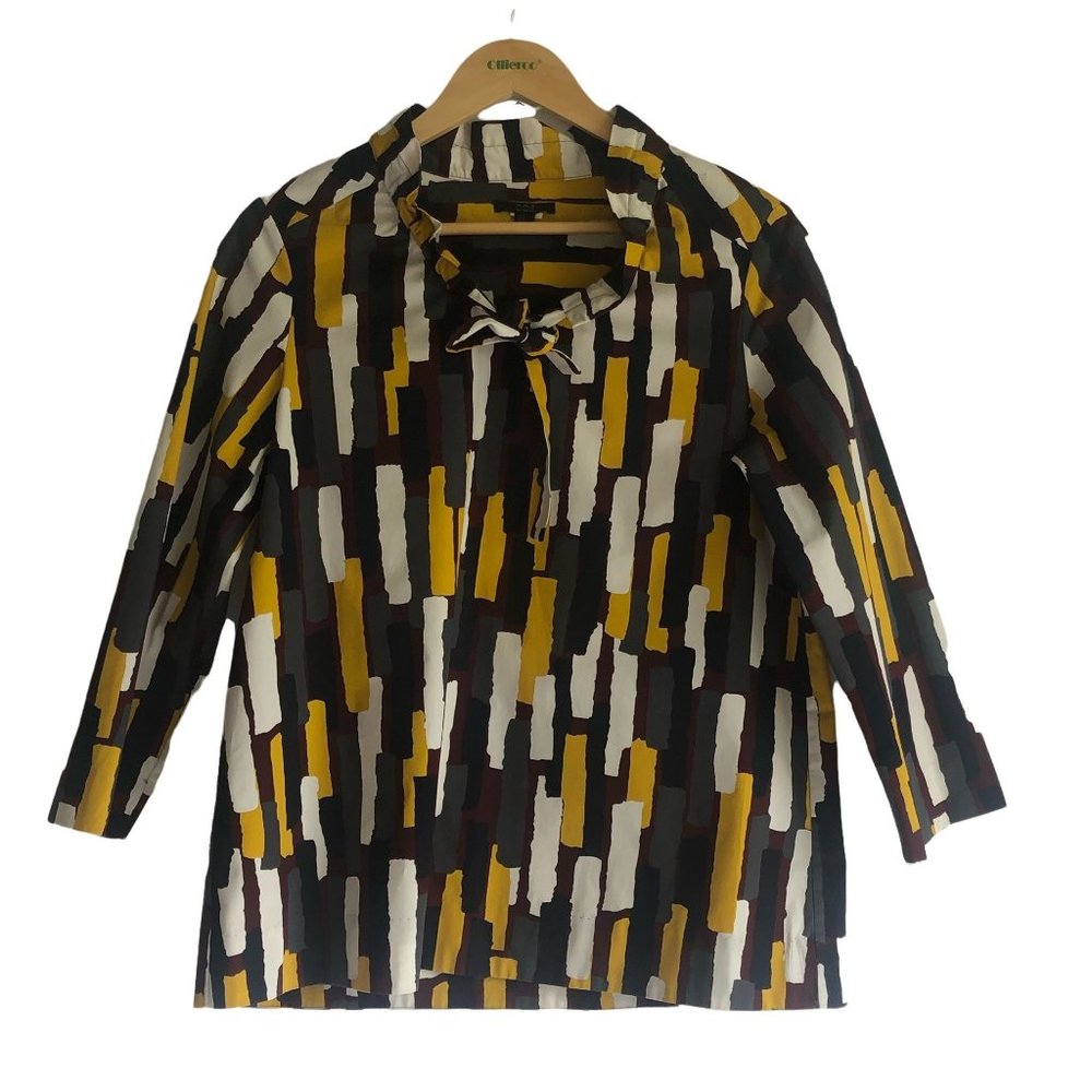 COS Geometric Print Blouse S